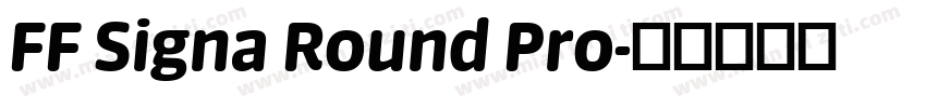FF Signa Round Pro字体转换